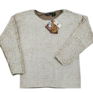 Stillwater Supply Women’s Lightweight Sherpa Pullover Soft Cozy Top XL New